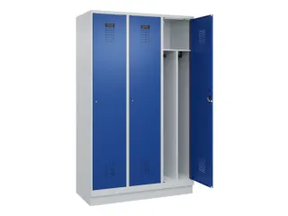 locker voor scheiding van kleding,HxBxD 1950x1200x500mm,3vak - 1