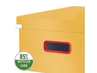 Cosy Click & Store grote opbergdoos, geel - 6