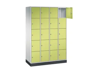 lockerkast,RAL 7035/RDS1108060,HxBxD 1950x1220x500mm,4x5vakken - 1