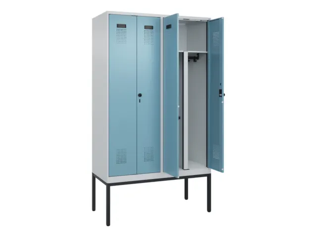 PBM-locker,HxBxD 2120x1200x500mm,4vak,vak B 300mm,draaigrendel