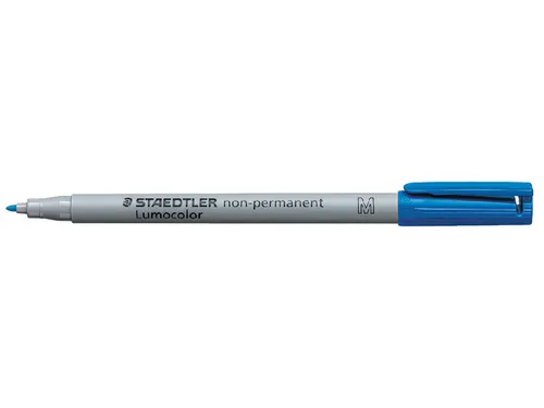 Viltstift Staedtler OHP Lumocolor 315 non permanent M 1.0mm Blauw