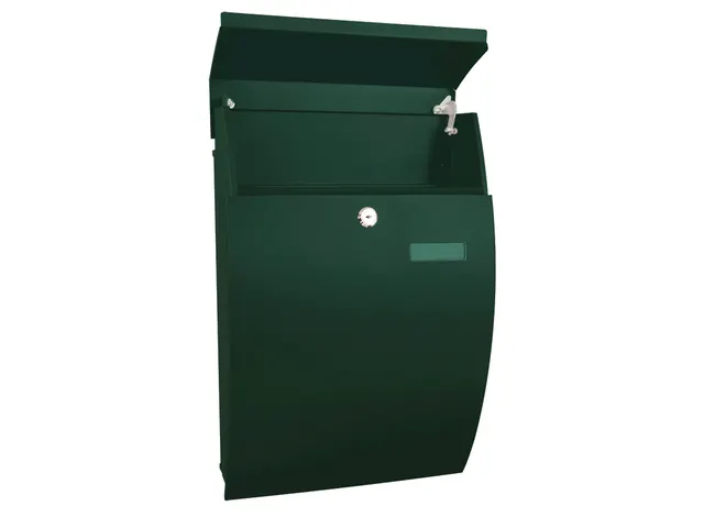 Wandbrievenbus Geronan Groen Staal