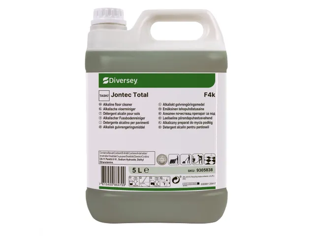 Jontec Total F4K Alkalische Vloerreiniger doos 2x5 Liter