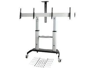 Dual TV Standaard op Wielen voor 37-60 Inch VESA TV's - 9