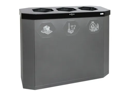 afvalverzamelstation,3x45l,HxBxD 830x950x355mm,3opening(en)