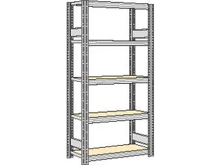 magazijnstelling,grondveld,HxBxD 2000x1061x326mm,vakl. 250kg - 2