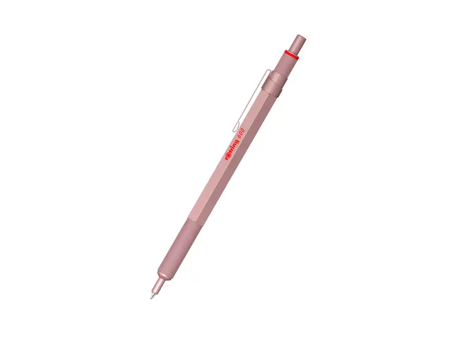 Balpen rOtring 600 medium rosé goud
