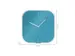 Wandklok Leitz Cosy blauw glas
