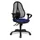 Bureaustoel Zitting Blauw Netrug Zwart Zitting H X B X D 430-510X 480X