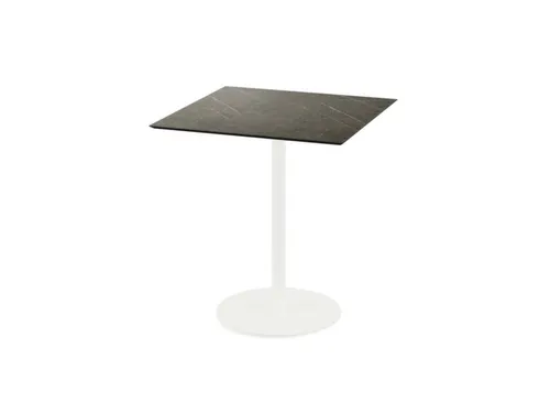 bistrotafel,HxBxD 730x700x700mm,rechthoekig,schotelvoet wit