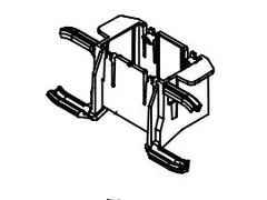 Houder t.b.v zuigslangen bovenzijde 244NX