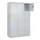 lockerkast,HxBxD 1850x1200x500mm,3x4vakken,vak B 400mm,cil.-slot