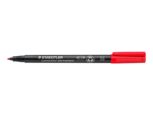 Viltstift Staedtler OHP Lumocolor 317 Medium 1.0mm Rood