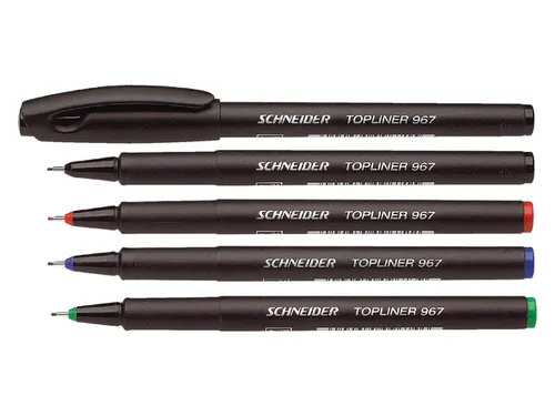Fineliner Schneider Topliner 967 Rood 0.4mm
