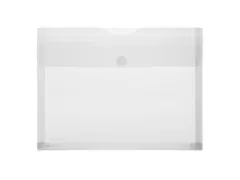 Enveloptas Foldersys A4 PP transp + expansievouw 30mm A4 Omslag Met Ba