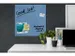 Glas Magneetbord Sigel Artverum Blue Structure mat 48x48cm