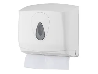 Handdoekdispenser Mini Wit Kunststof C-vouw Z-vouw - 1