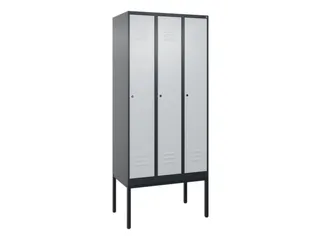 locker voor scheiding van kleding,HxBxD 2120x900x500mm,3vak - 1