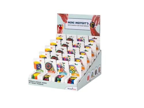 Meffert mini keychain puzzel display 20 stuks