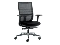Bureaustoel Euroseats Curve Deluxe zwart