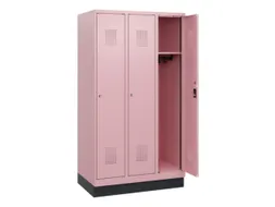 schoollocker,HxBxD 1630x900x500mm,3vak,vak B 300mm,cil.-slot,sokkel