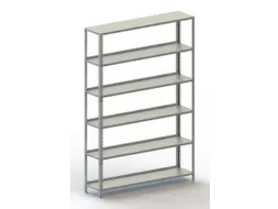 magazijnstelling,grondveld,HxBxD 1850x1254x304mm,vaklast 80kg