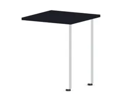 aanbouwtafel,i.h.v.,HxBxD 720-840x600x600mm,CC-zwart