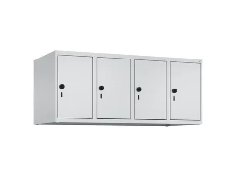 opzetkast,v. locker,4vak.,vak B 300mm,HxBxD 500x1200x500mm,vleugeldeur