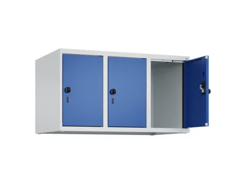 opzetkast,v. locker,3vak.,vak B 300mm,HxBxD 500x900x500mm,draaigrendel