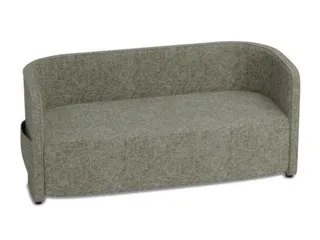 sofa,2-zits,stof lichtgrijs,HxBxD 760x1570x760mm,2zijvakken - 1