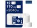 Toiletpapier Tork T2 120280 Advanced 2-laags 170m 850 vel 12 rollen - 5