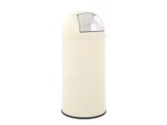 Afvalbak Pushcan 40 Liter Creme