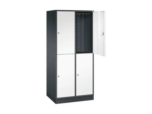 grootvolume garderobekast,HxBxD 1950x820x600mm,2x2vak.,vak B 360mm