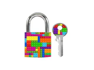 Hangslot Masterlock 30mm met 2 sleutels Assorti motief - 3