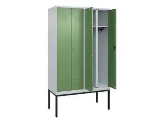 locker voor scheiding van kleding,HxBxD 2120x1200x500mm,4vak - 2