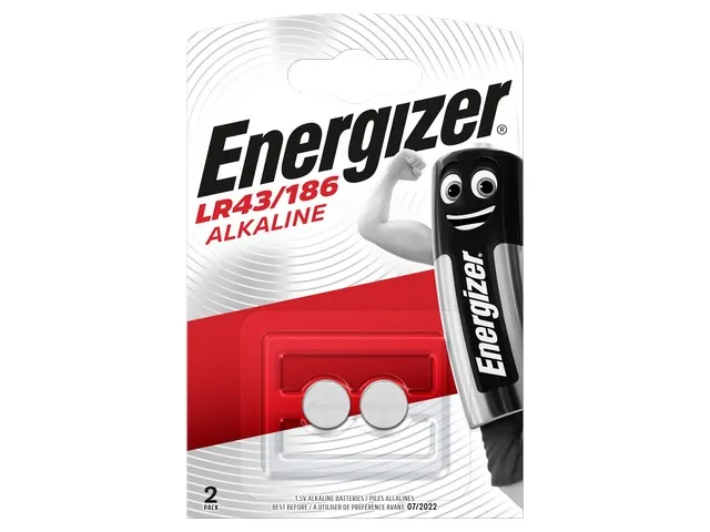 186, pile, LR43, alcaline, 1,5 V