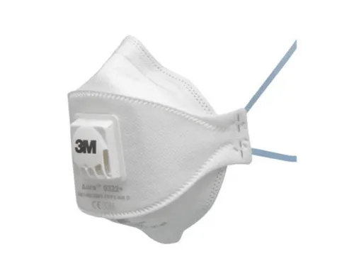 3M Aura stofmasker 9322+, FFP2, met uitademventiel, per 10 maskers