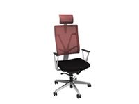 Nowy Styl Bureaustoel 4ME met hoofdsteun Tegendrukinstelling Rood