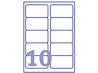Adresetiket Avery QuickPeel L7173-100 99.1x57mm Wit 1000 Stuks - 3