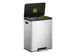 Ecocasa Ii Recycling Pedaalemmer Mat Rvs 36 Liter + 24 Liter