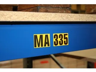 veldmagneet voor stelling,letters A-Z,DIN A4,H 43mm,magneetfolie - 3