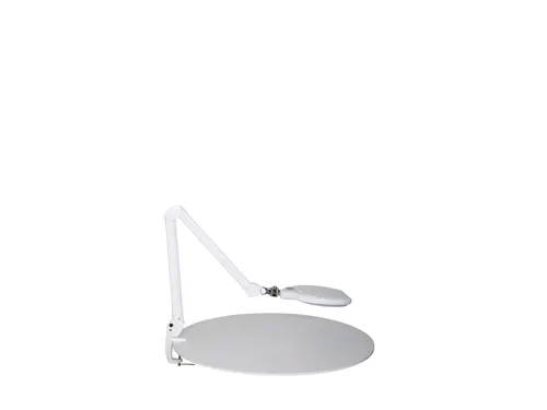 Loeplamp LED MAULcrystal Dimbaar Met Tafelklem Wit