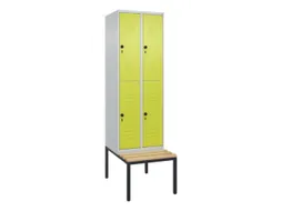 Dubbeldekse dekenkist,HxBxD 2120x600x815mm,2x2vak.,vak B 300mm