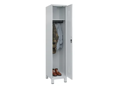 locker,HxBxD 1950x400x500mm,1vak,vak B 400mm,cil.-slot,voeten