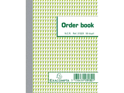 Orderboek Exacompta 135x105mm 50x2vel