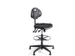 siège d'atelier pivotant,siège standard noir,PU,assise H 570-830mm
