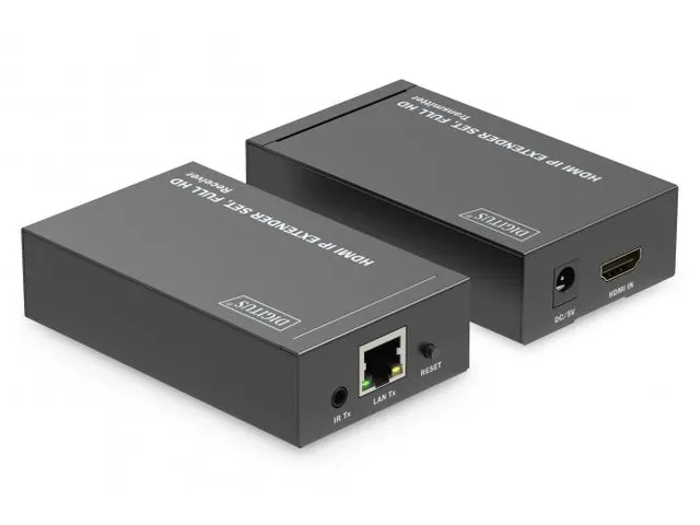 HDMI IP-video-extenderset 120m Full HD 1080p één-op-veel