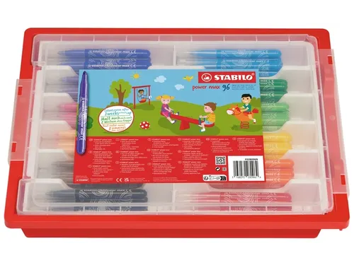 Extra dikke viltstift STABILO power max Classpack