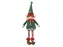 Decoris Kerstdecoratie Elf zittend met hangende benen 60cm