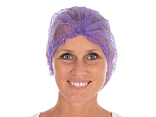 CMT Haarnet Clip cap pp non woven Paars Maat L ca 53cm 1000 Stuks
